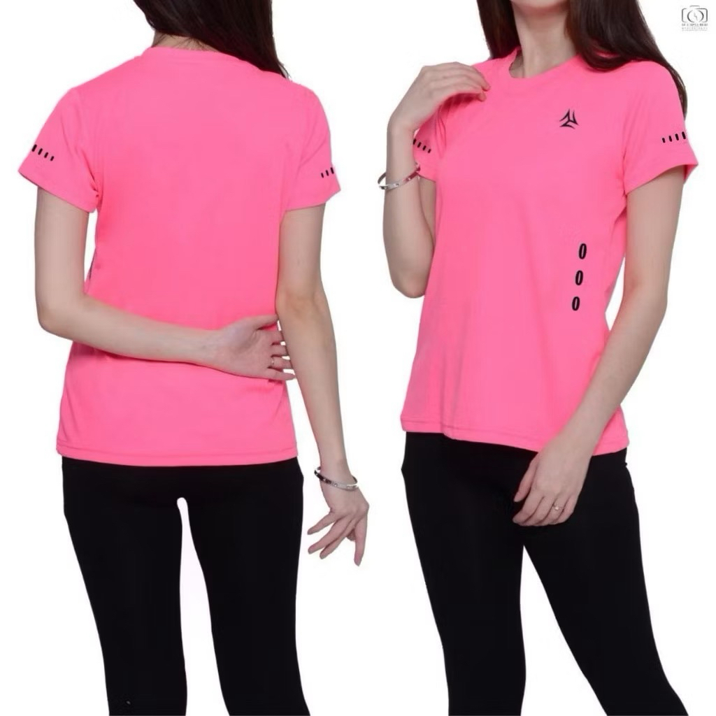 Kaos Olahraga Wanita Baju Running Senam Zumba Aerobic Cewek