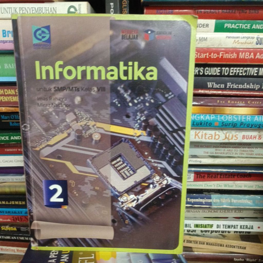 Informatika untuk SMP kelas 8 kurikulum merdeka Grafindo original bekas