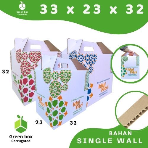 Kardus Jinjing 33x23x32 Dus Parcel Jinjing /Box Parcel jinjing/ Box jinjing Lebaran kardus idul Fitr