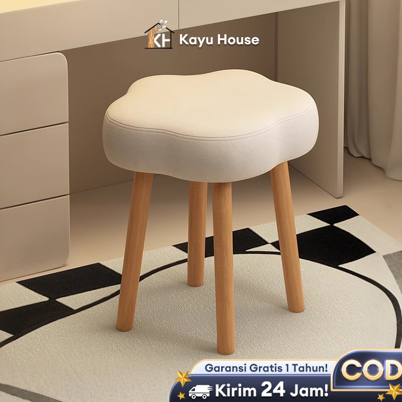 Sofa Stool Stool Minimalis Stool Bulat Kursi Stool  Stool Bulat Kursi Stool Ringan Stool Kayu