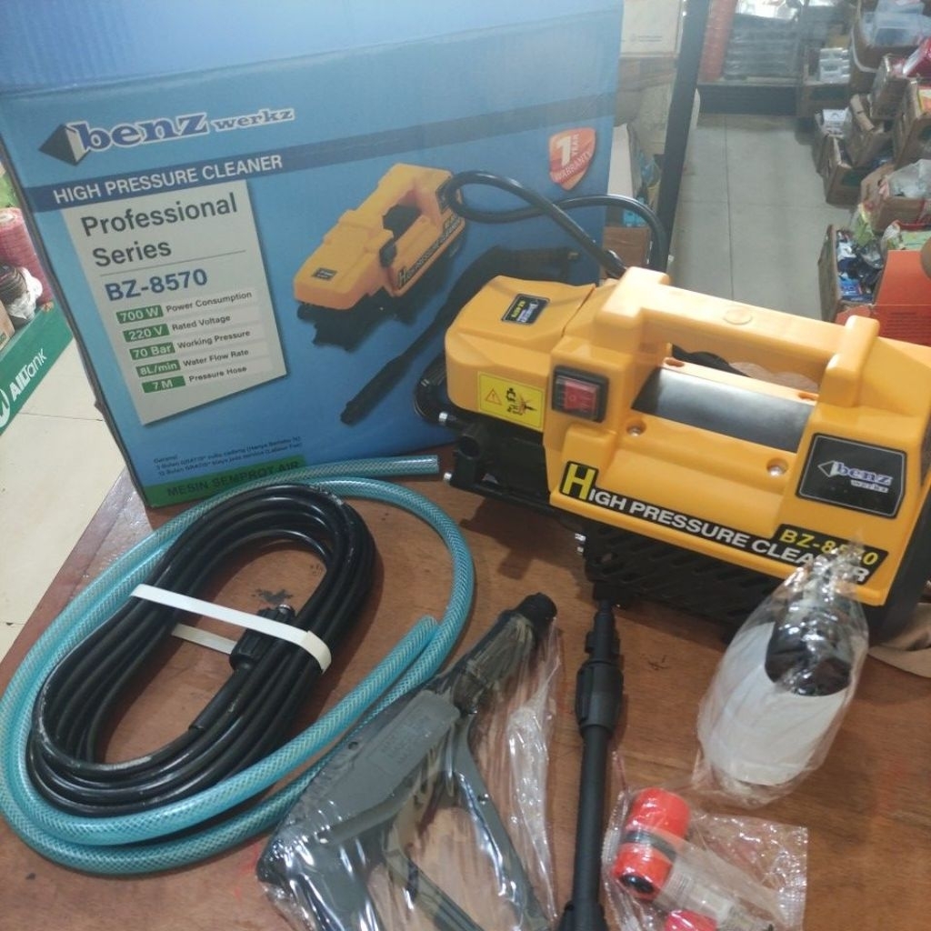 jet cleaner Benz bz 8570/ mesin cuci motor mobil / mesin steam/ mesin jet cleaner Benz 8570 ( model 