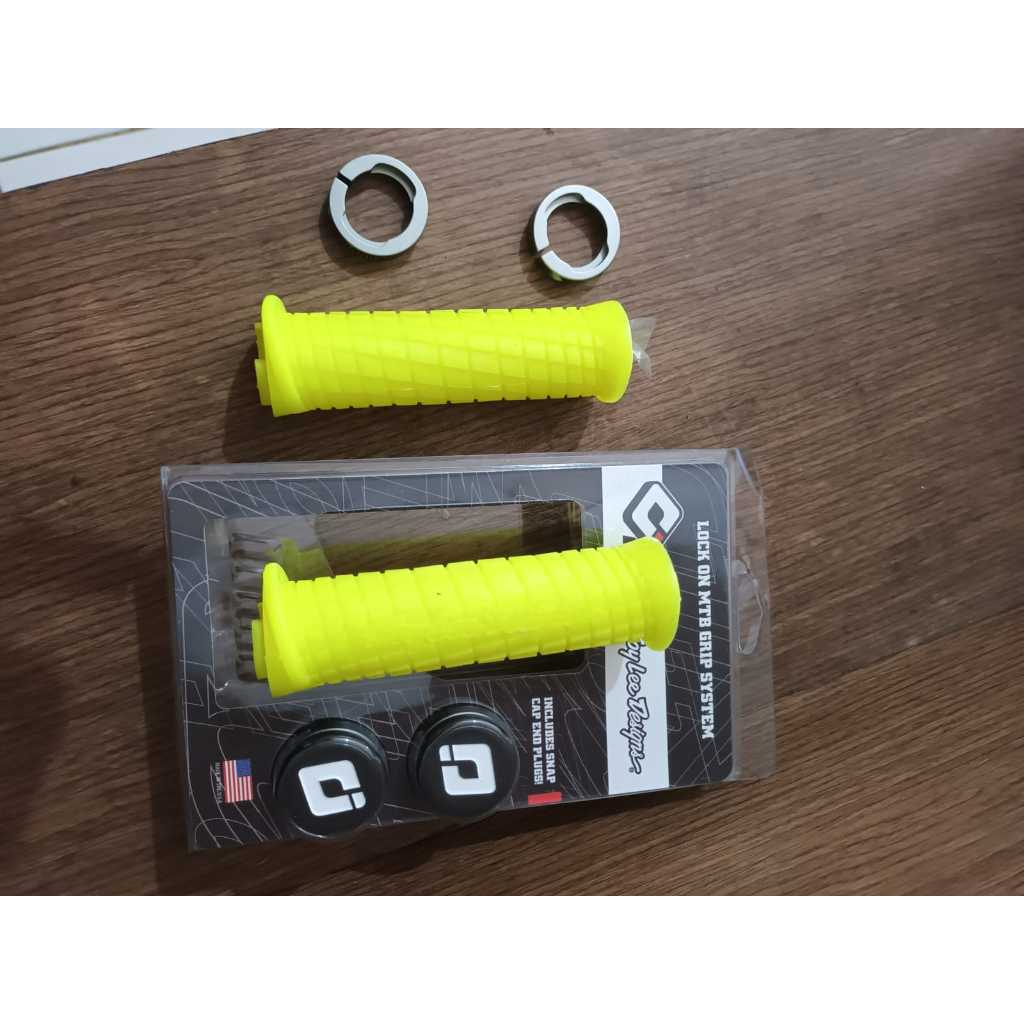 Grip Odi troy lee designs made in USA yellow gray