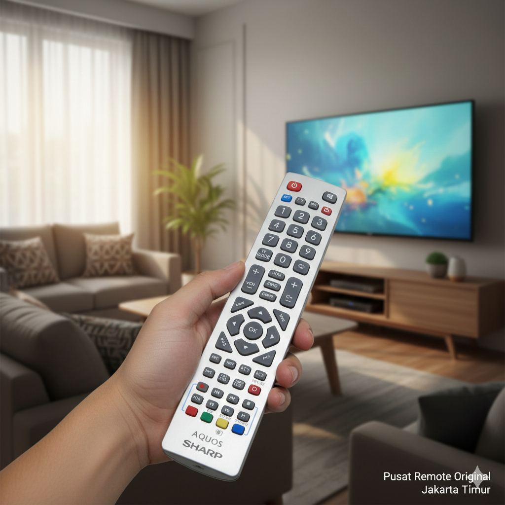 REMOTE REMOT SMART TV SHARP 3D NET PLUS 4K ORIGINAL ASLI