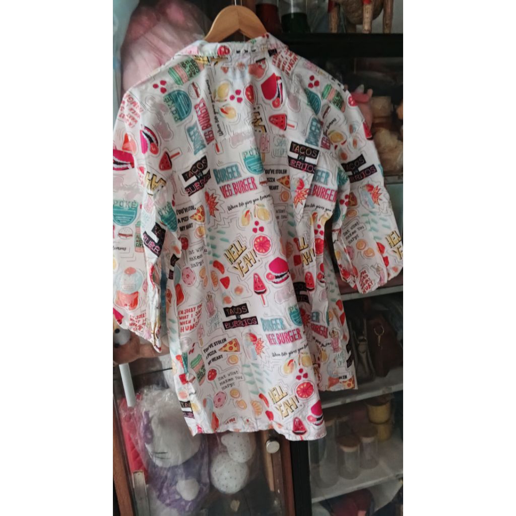 kemeja oversize Zara