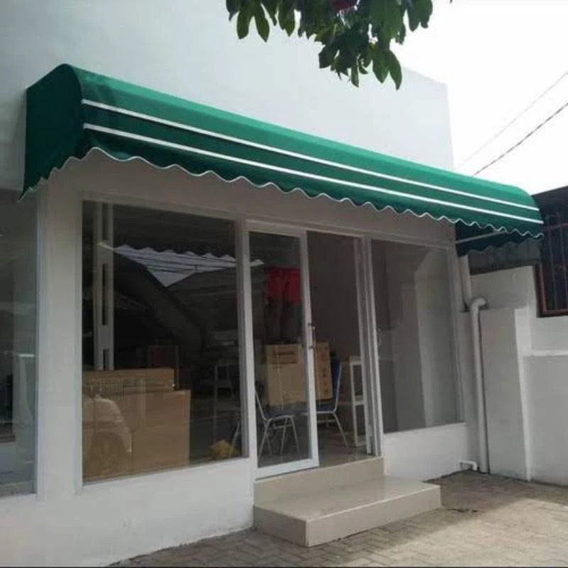 kanopi kain waterproof cocok untuk cafe atau jendela rumah