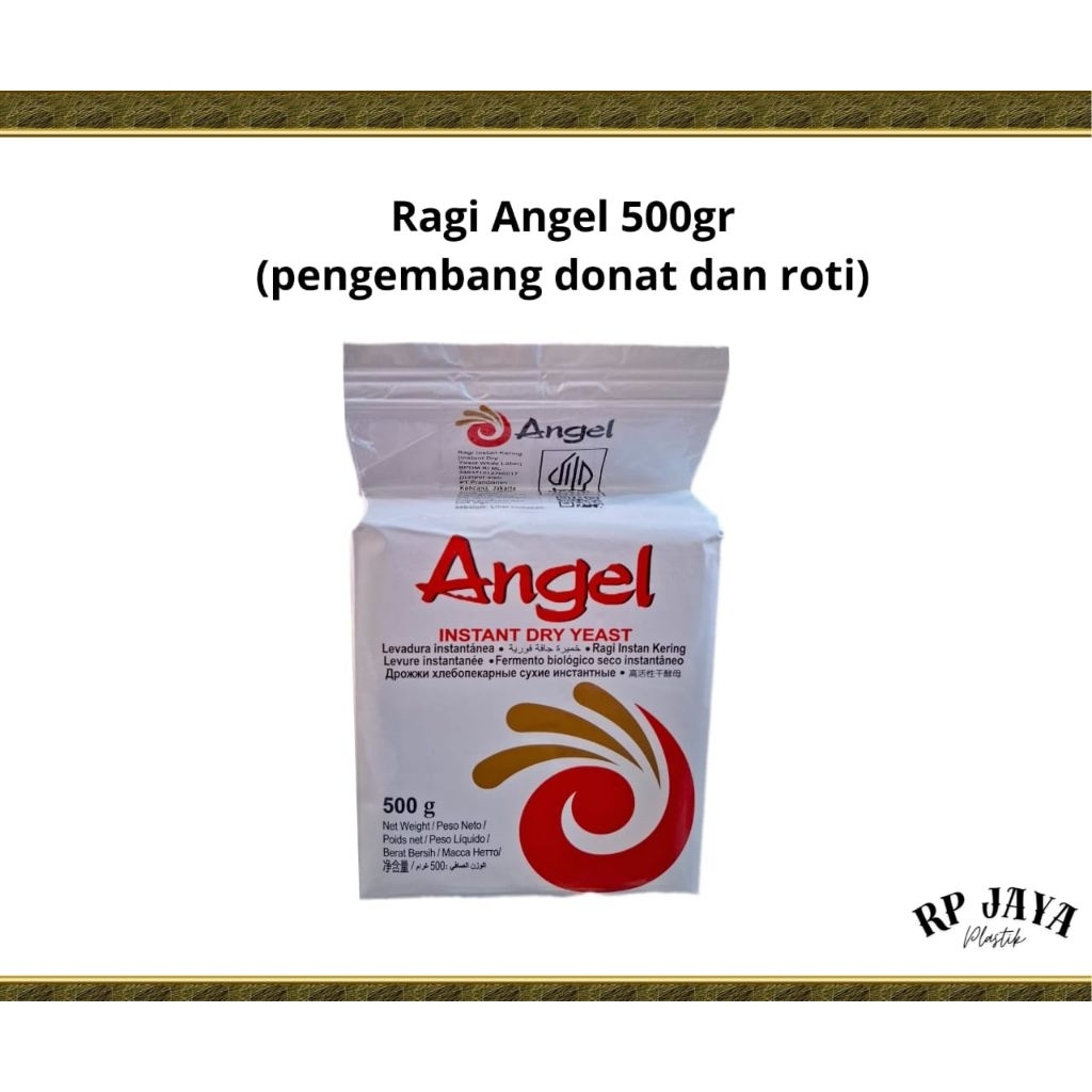 Ragi Instan Angel 500g - Fermentasi Cepat, Ekonomis, Tekstur Roti Lebih Baik