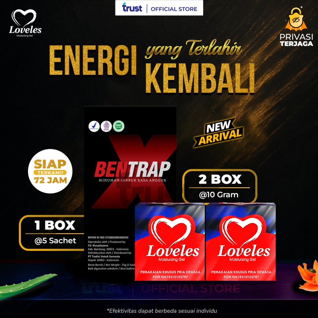 Bentrap 1 Box + Loveles Pot 2 Box [ Bundling Package ]