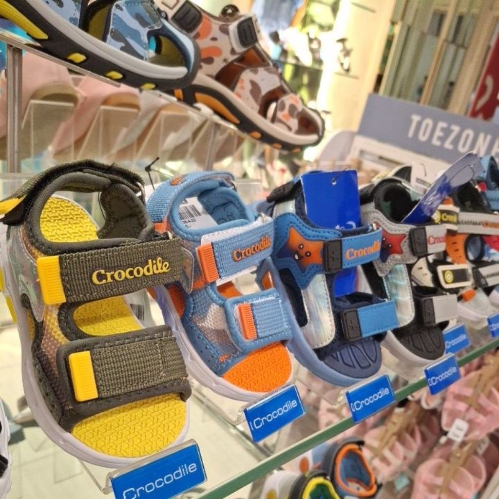 sepatu sandal anak cowok 22 sd 26 CROCODILE 100% original