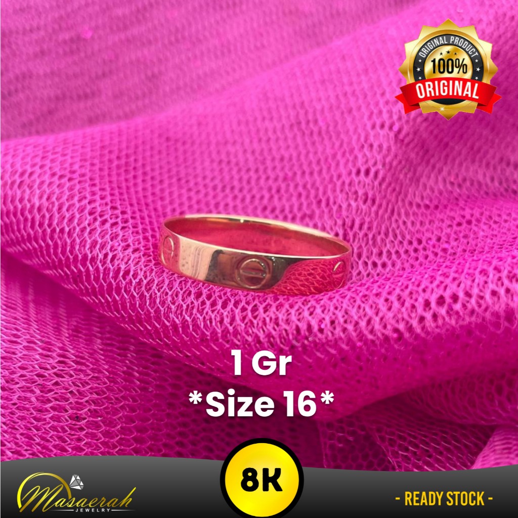 Cincin Emas 8K - Toko Emas Gajah - 1 Gram 2265