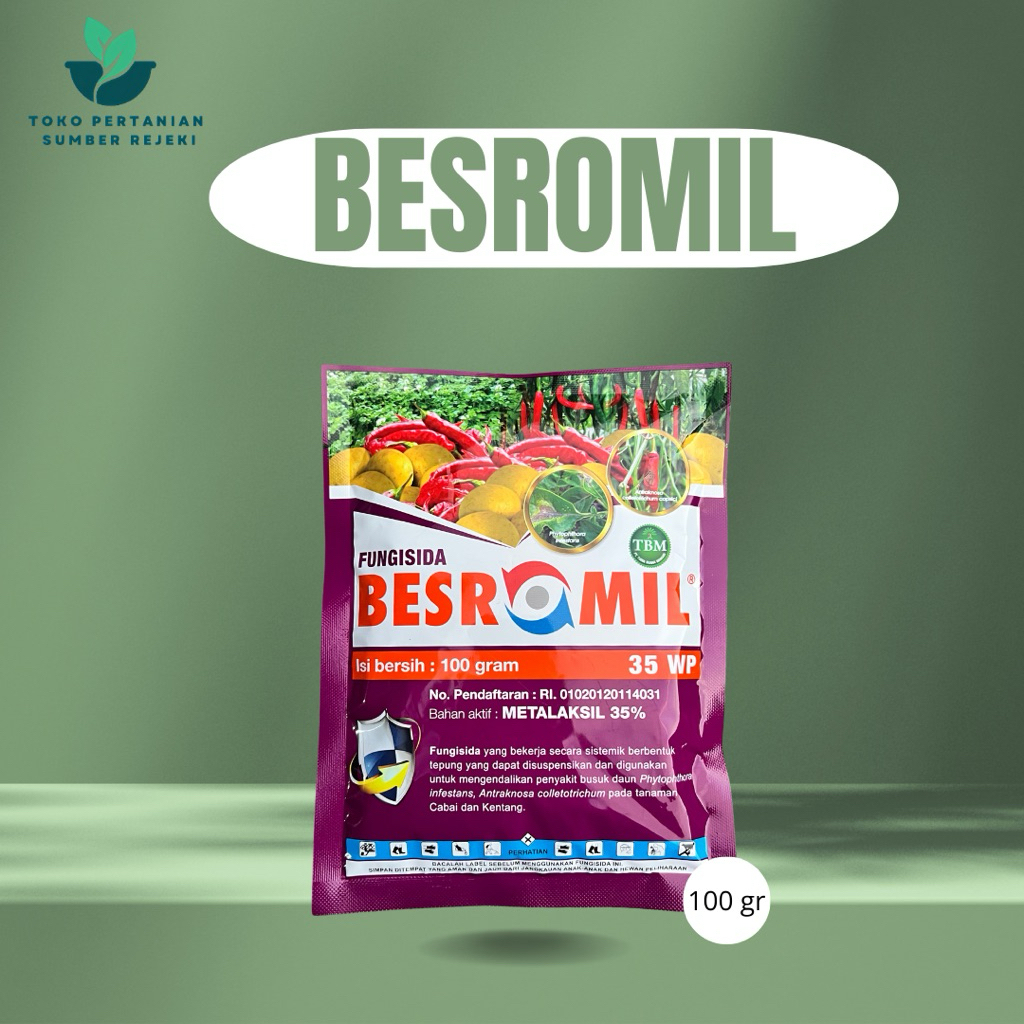 FUNGISIDA SISTEMIK BESROMIL 35WP