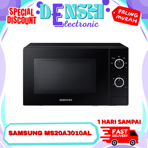 MICROWAVE SOLO SAMSUNG MS20A3010AL 20 LITER DAN MS23K3515AS GLASS DOOR 23 LITER | MICROWAVE LOW WATT