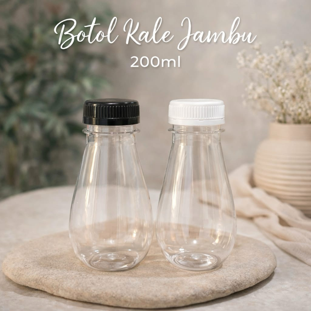 Botol Plastik PET 200ml/Botol Kale jambu 200ml isi 100 pcs