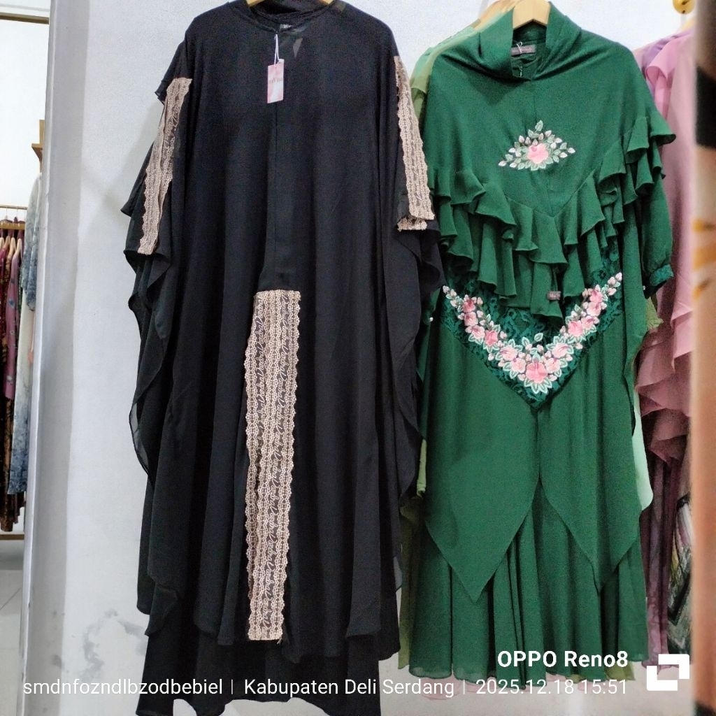 Abaya/gamis pesta/gamis brukat/gamis syari