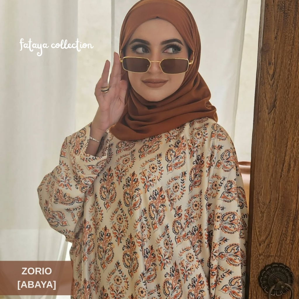 Fataya Collection ZORIO Abaya - Kain Diva Silk