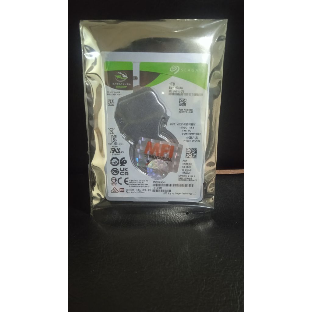 Hardisk laptop 1TB Seagate 2,5 Inchi