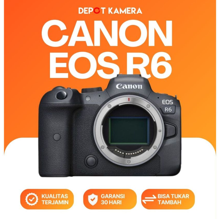 ( DEPOT KAMERA ) SECOND - CANON EOS R6 BODY ONLY