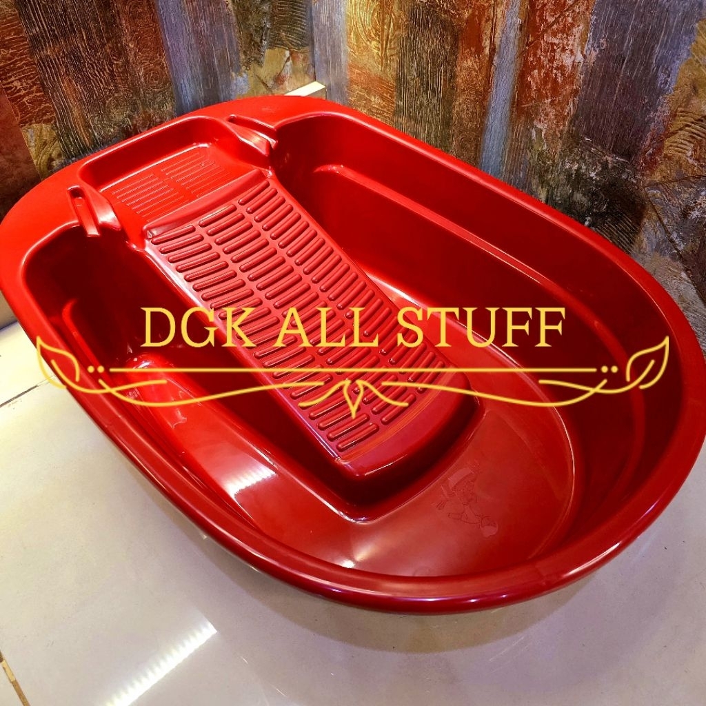 Bak Ember Baskom Basin Cuci Nyuci Baju Pakaian Dewasa Anak Bayi Plastik Dengan Papan Cuci Gilesan Gi