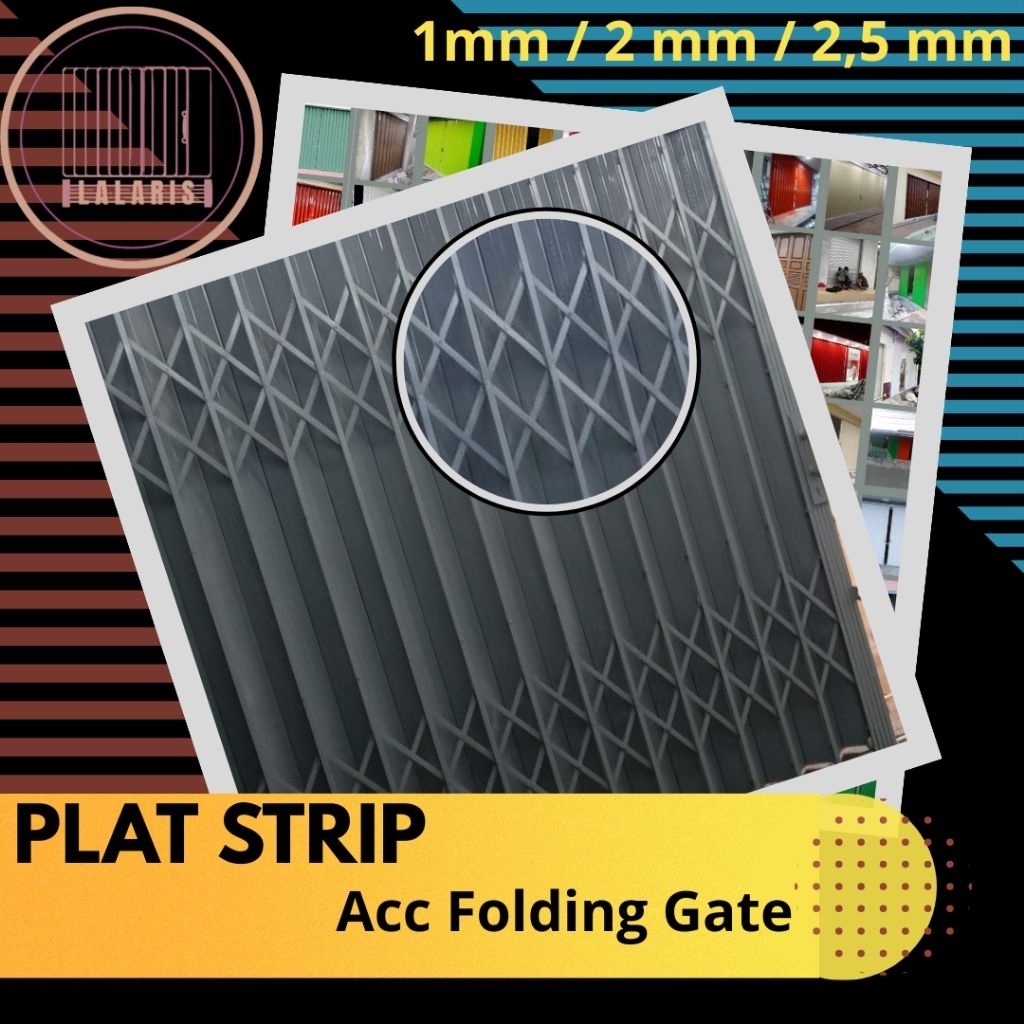 Jari jari / silangan Folding Gate 1 mm