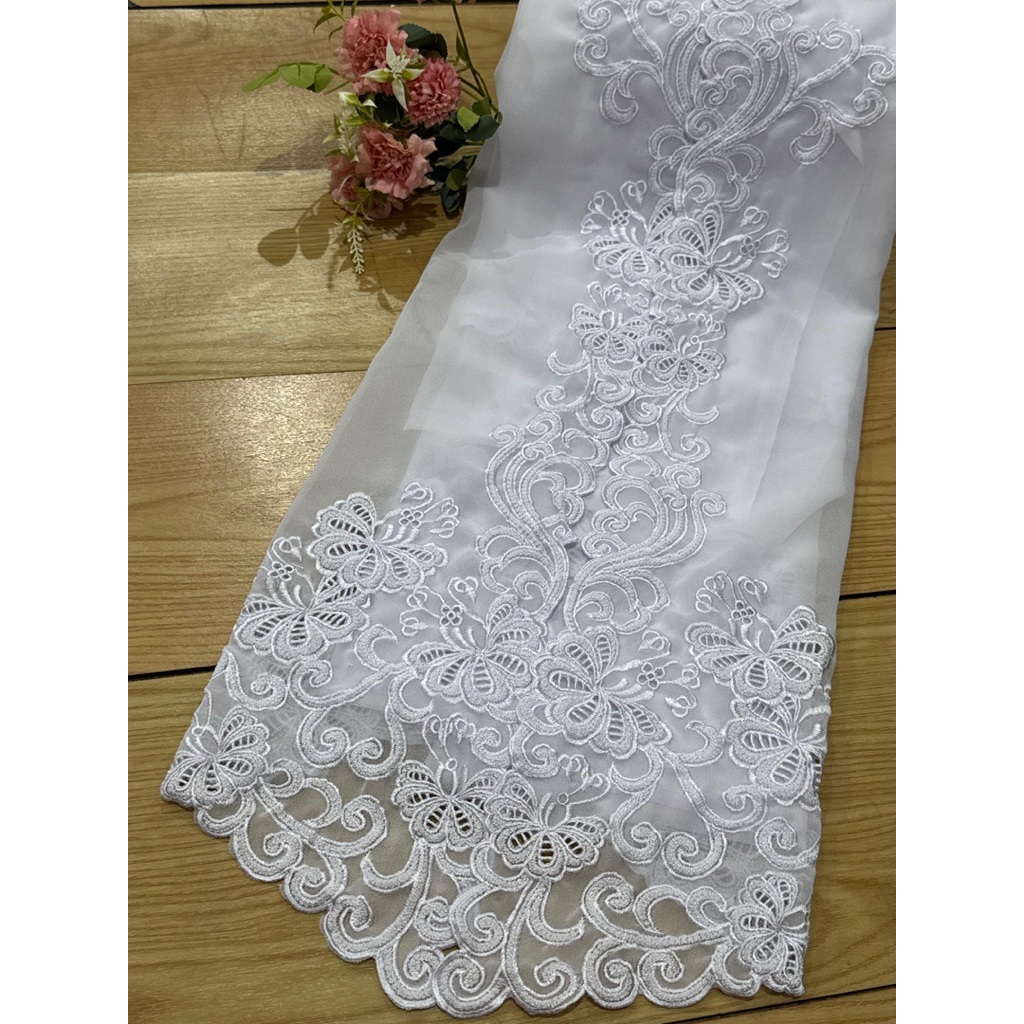 Kain Kebaya Sutra Creft Bordir