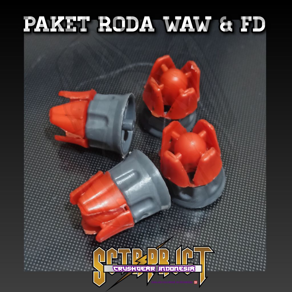 crush gear paket roda waw dan ww fd merah abu abu