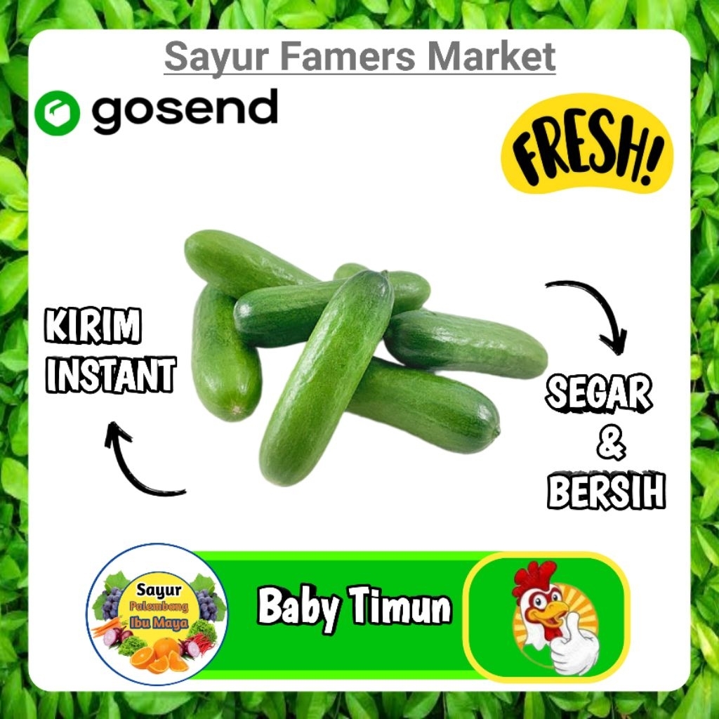 Baby Timun / Timun Lalap  - Sayur Sayuran Segar Online Palembang