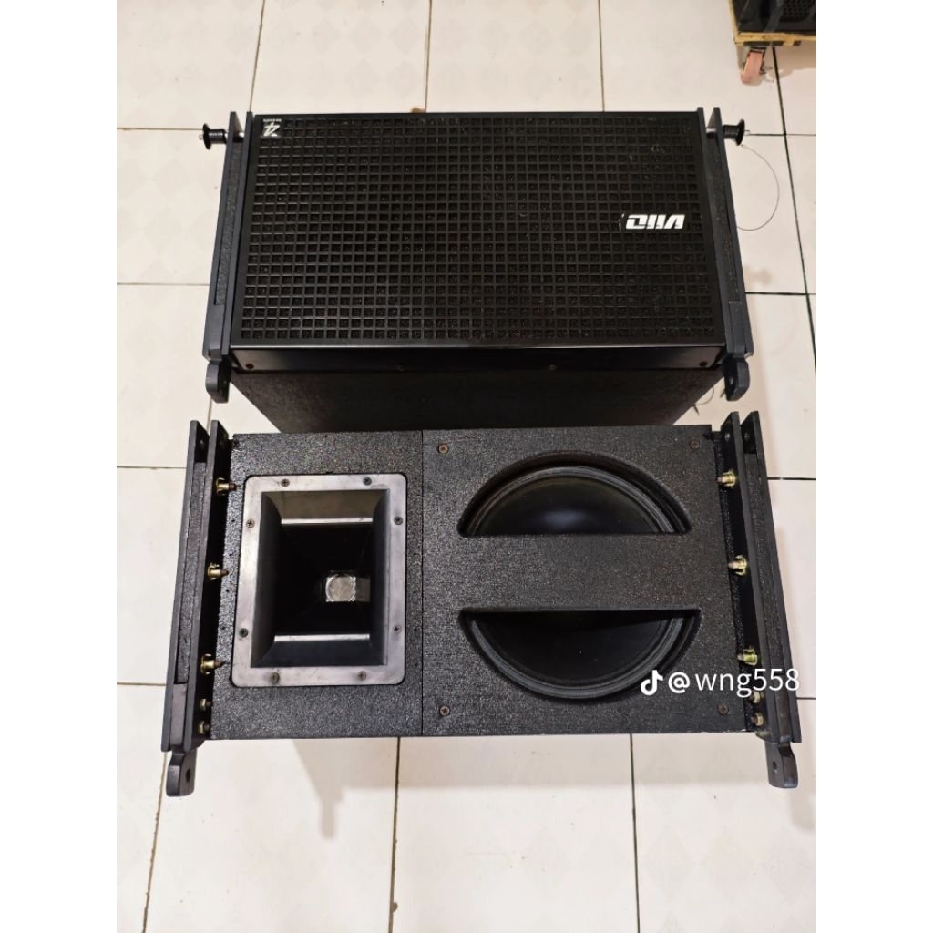 Box line array vera 10 inch cnc sudah dirakit