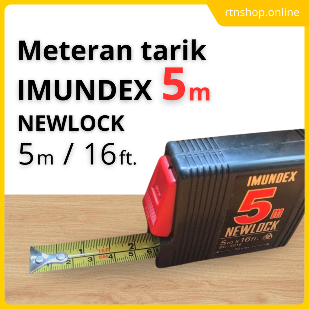 IMUNDEX METERAN TARIK 5 METER NEWLOCK