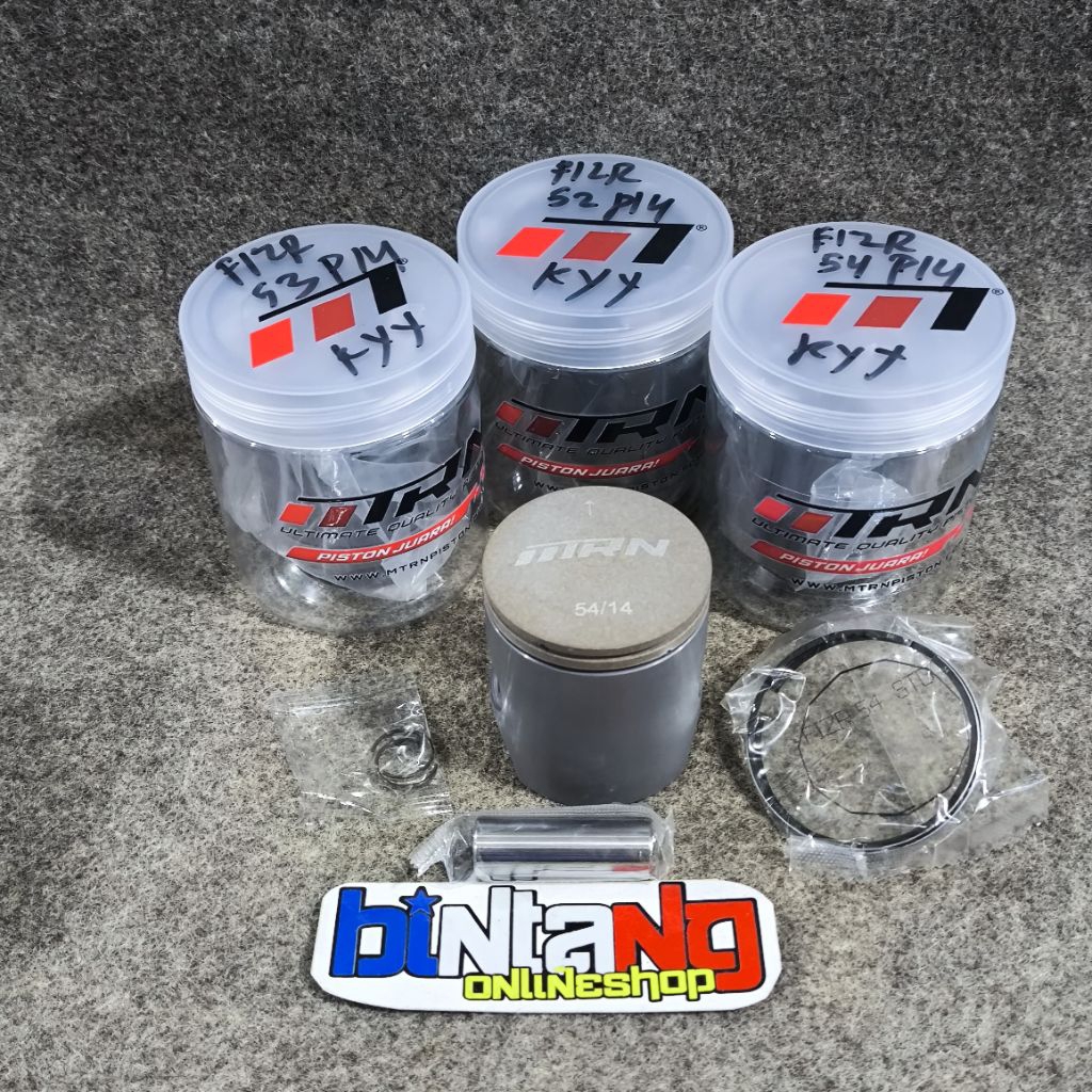 SEHER PISTON KIT SET MITRON 52 53 54 PEN 14 FORCE 1 FIZR FIZ ORIGINAL MITRON