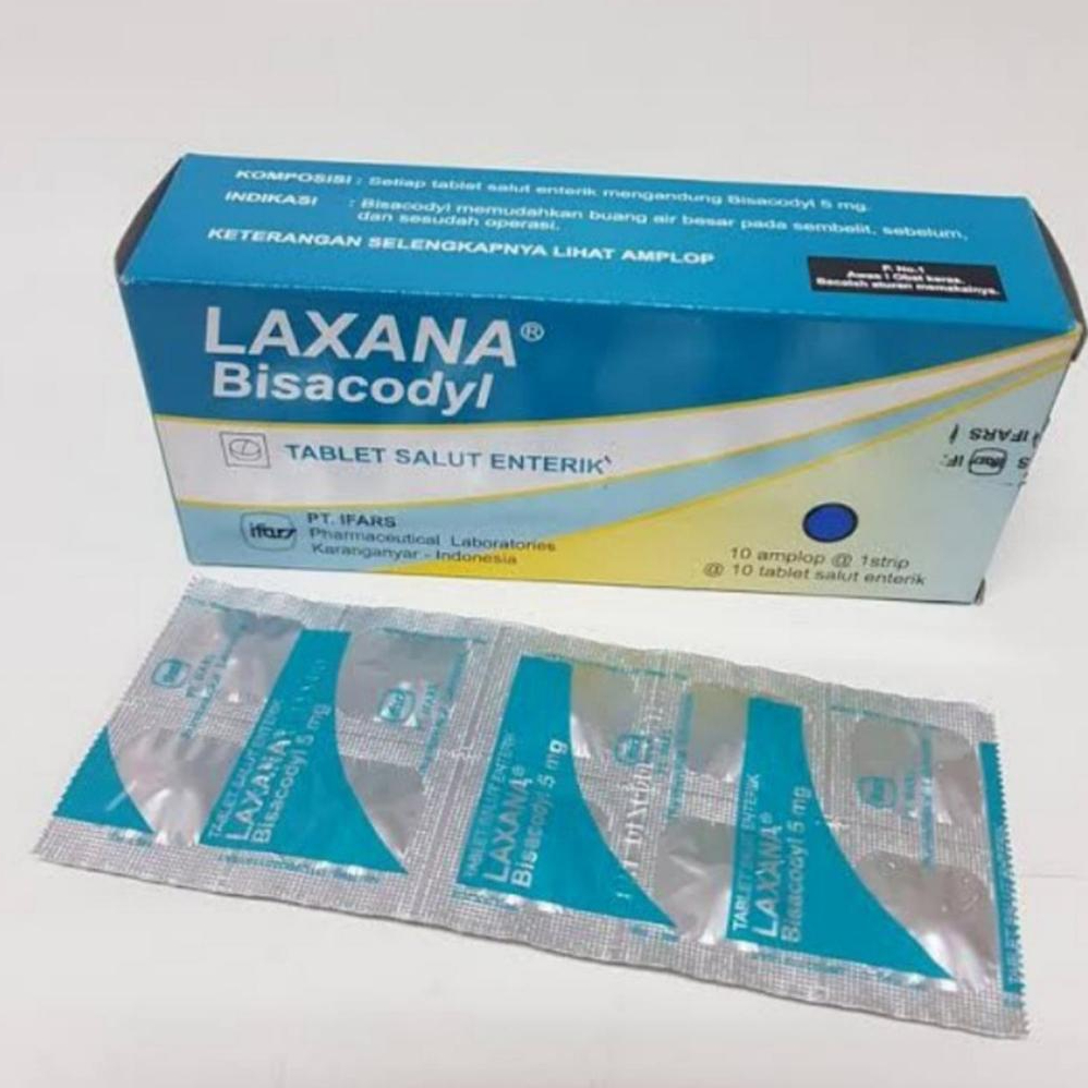 Laxana Tablet Bisacodyl 5 Mg Box 100 Tab
