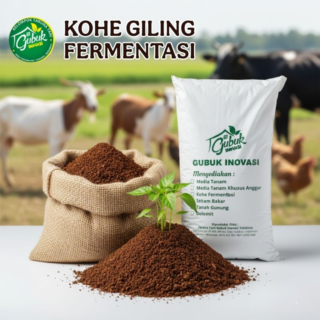 Kohe Kambing Halus Fermentasi