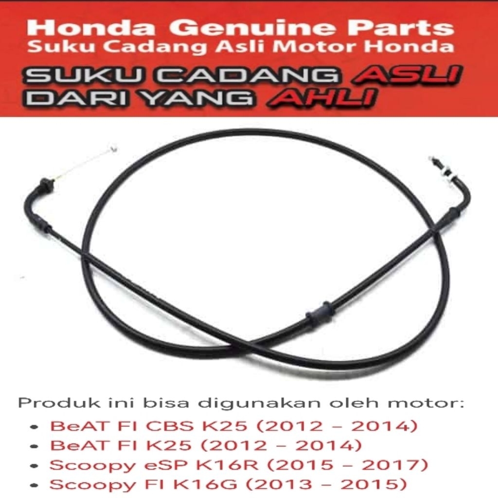 17910K16901 Kabel Gas A Honda Scoopy eSP K16
