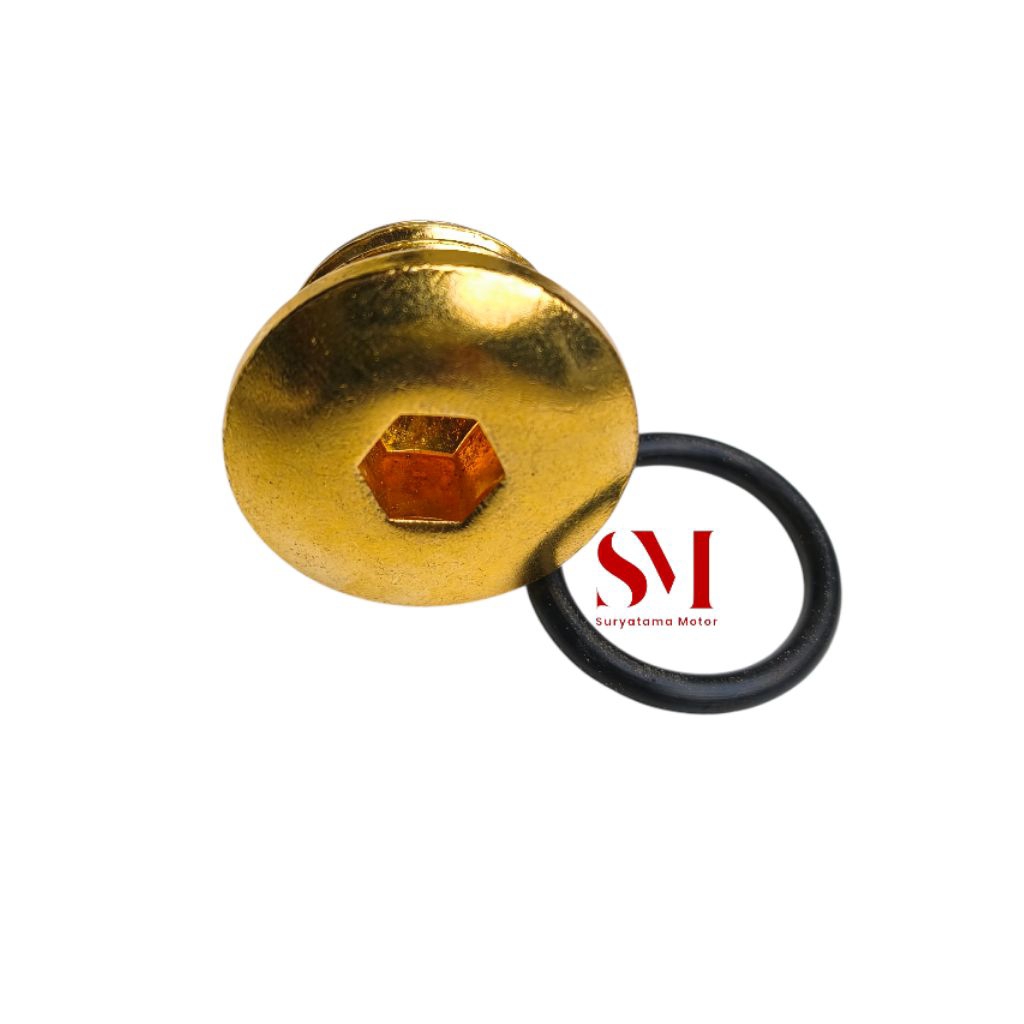 tutup oli mesin motor bebek matic kuning