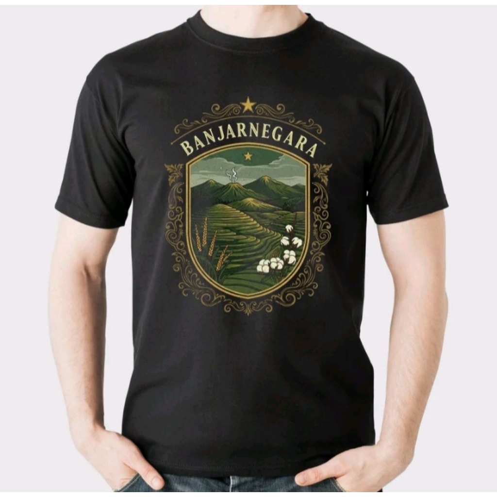 kaos T-shirt banjarnegara distro peria wanita