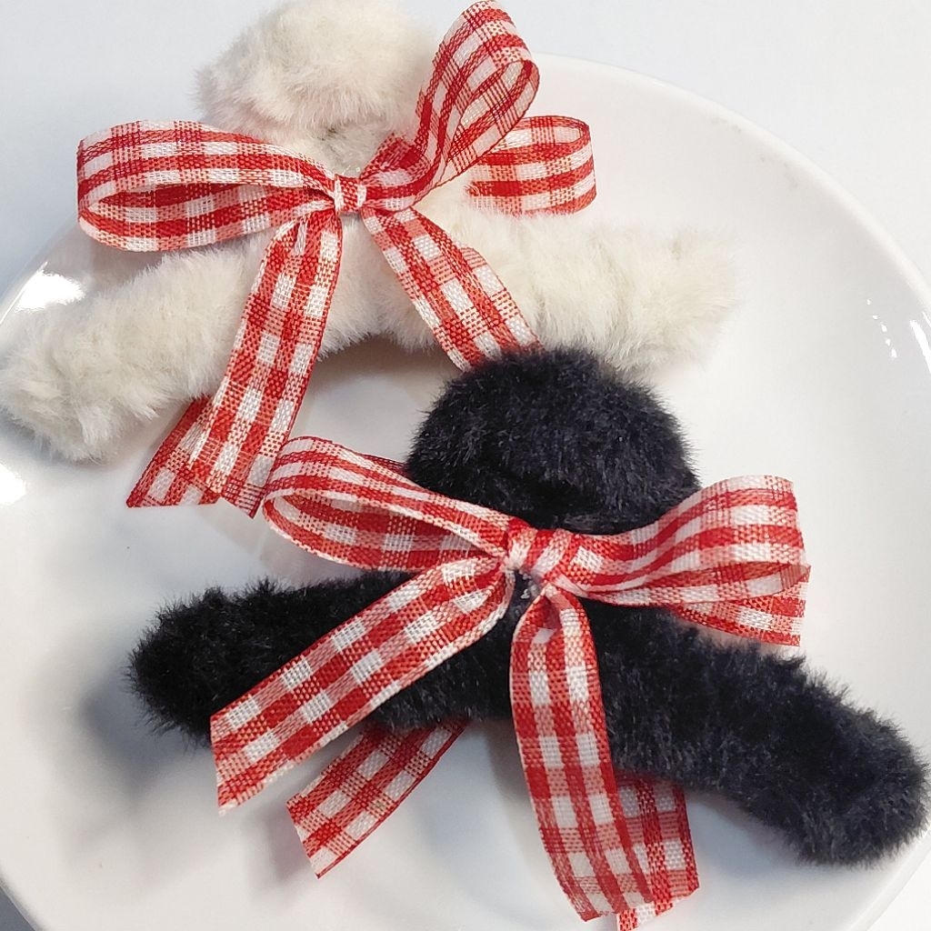 JEPIT RAMBUT PITA KOTAK KOTAK JEPIT RAMBUT KOREA