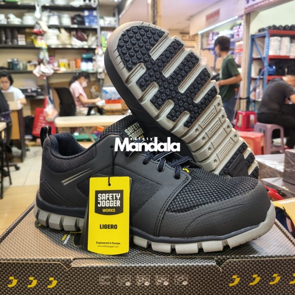 Sepatu Safety Jogger Ligero Navy Original / Safety Shoes Jogger Ligero Navy Termurah