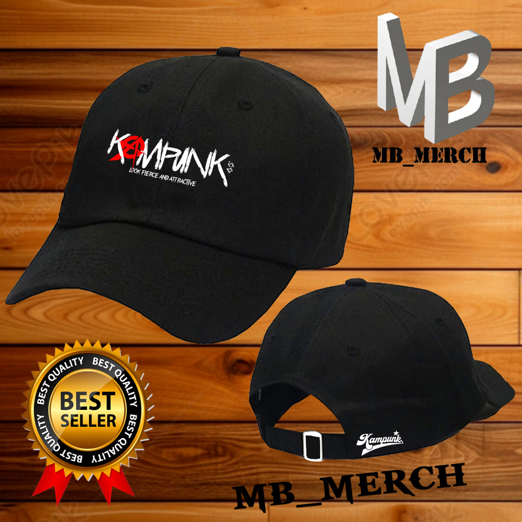 Topi Baseball  DONGKER-KAMPUNK  keren BERKUALITAS  Pria Wanita DONGKER BAND  MB_MERCH