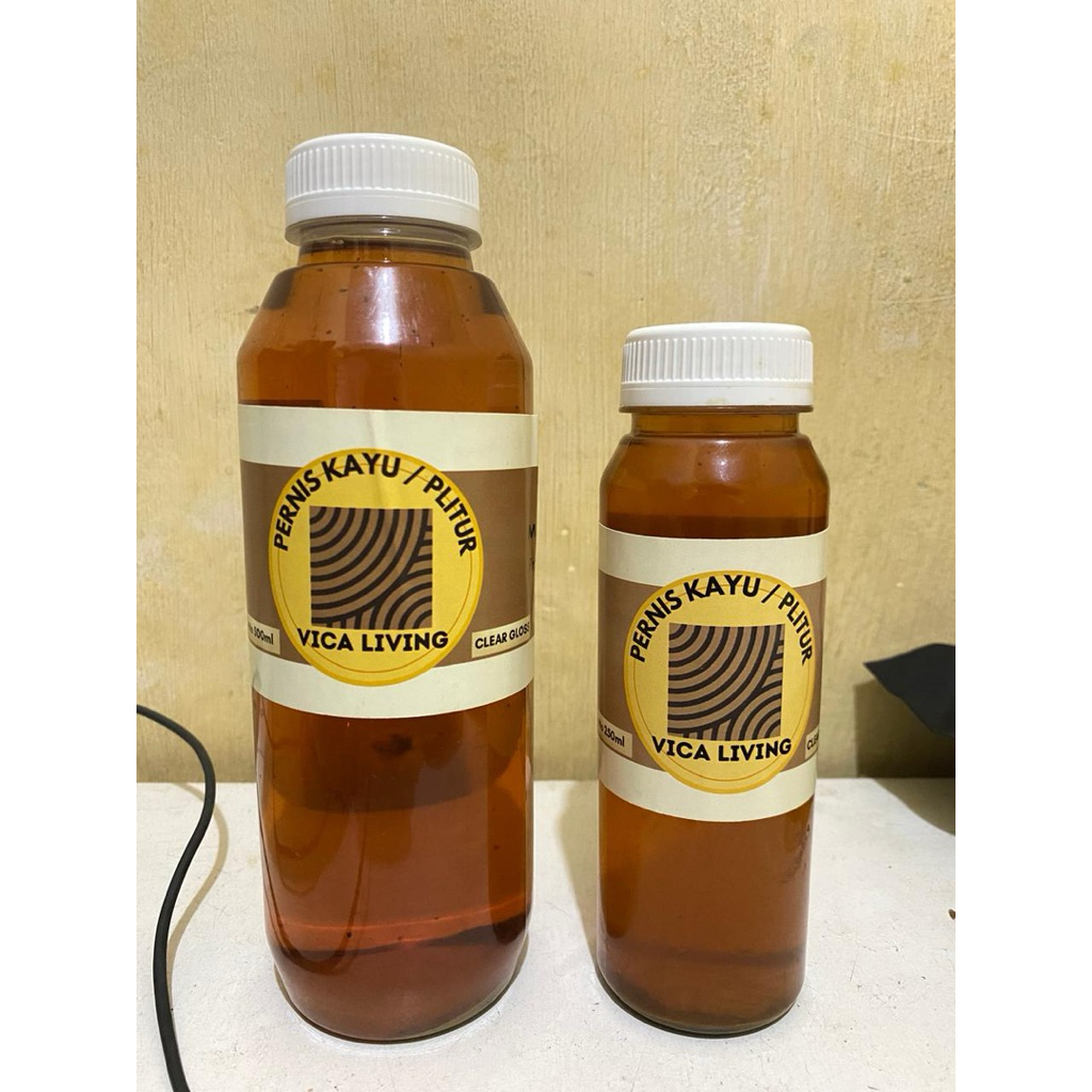 Pernis Kayu Mengkilap Plitur Kayu Politur Kayu Vernis Kayu - Clear Gloss 250ml