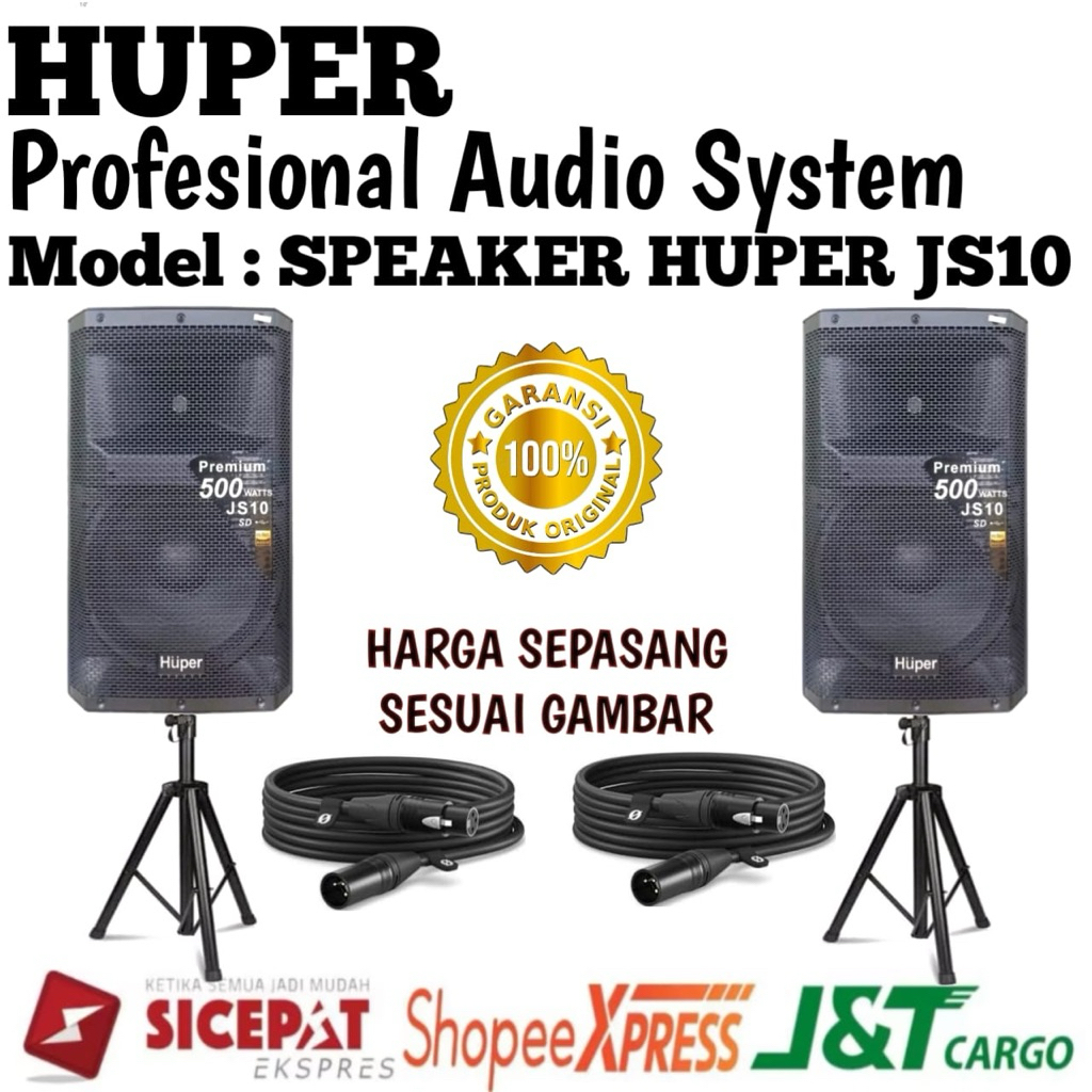 Speaker Aktif Huper Js10 Original Speaker 15inch Huper Js10