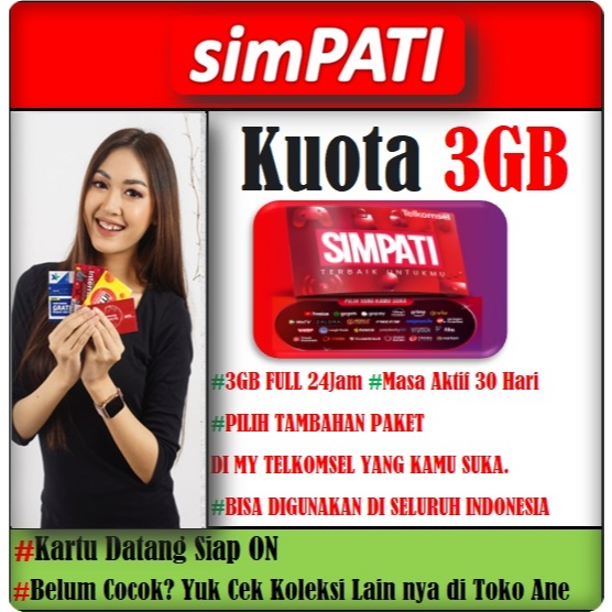 KARTU KUOTA INTERNET XL | SIMPATI | SMARTFREN
