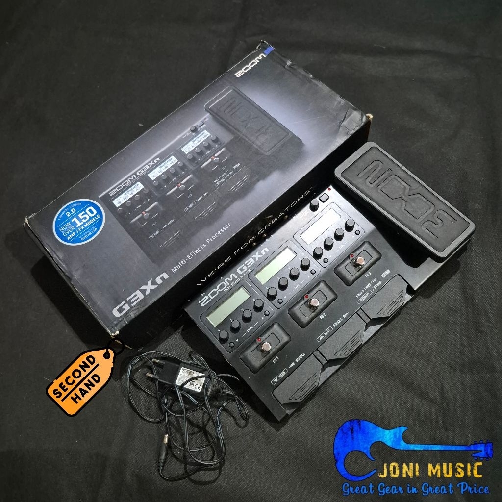 Efek Gitar Digital MultiEfek Zoom All Type: G1XFour G1 Four G3X G3Xn G1On G2XFour 505ii