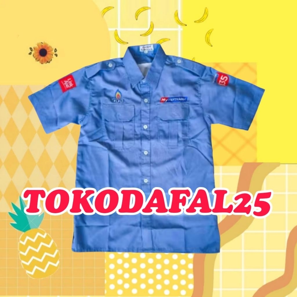 Kemeja Pertamina Elpiji Baju Pertamina Elpiji Seragam Elpiji