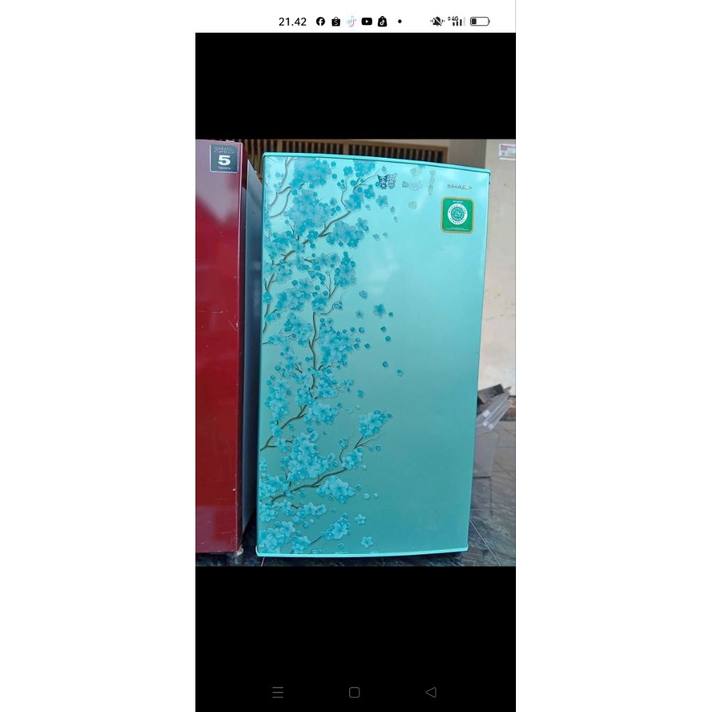 KULKAS SHARP 1 PINTU SECOND