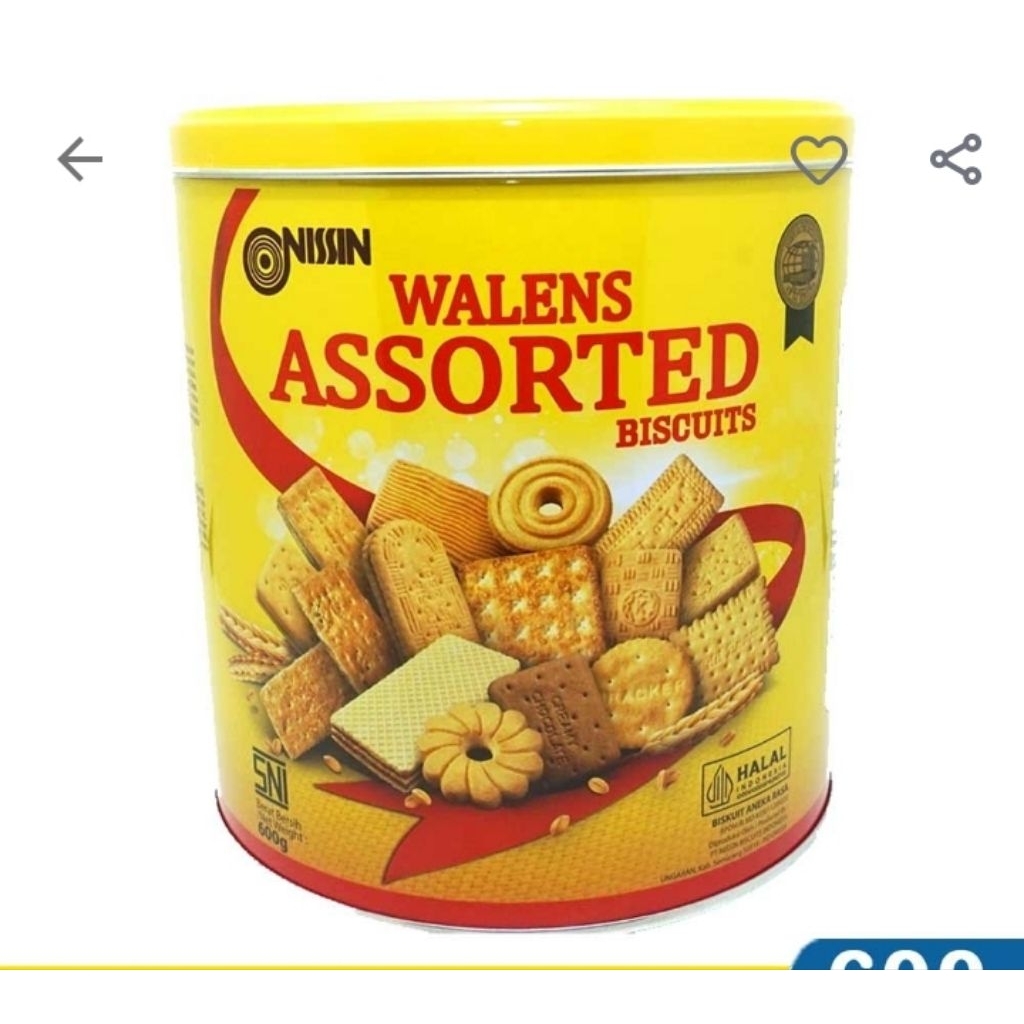 Walens Assorted Biscuit 600g