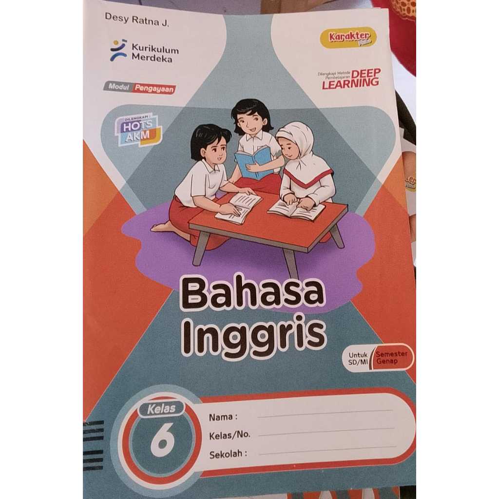 LKS  KELAS 6 BAHASA INGGRIS SEMESTER 2 TERBITAN 2025