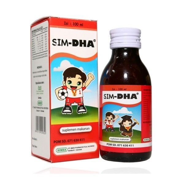 SIM DHA SIRUP 100ML (SUPLEMEN OTAK ANAK)