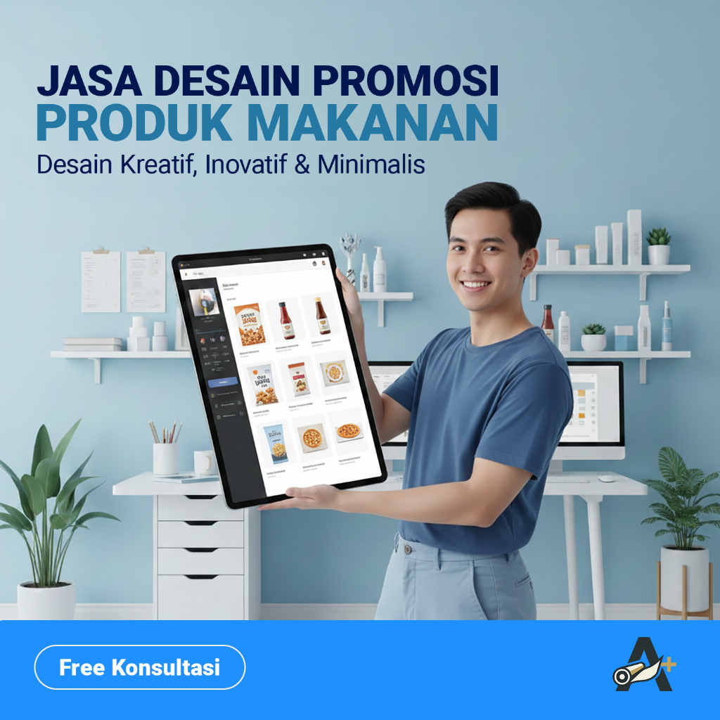 Jasa Pembuatan Desain Banner Cetak/Digital Promosi Produk makanan, Brand Makanan