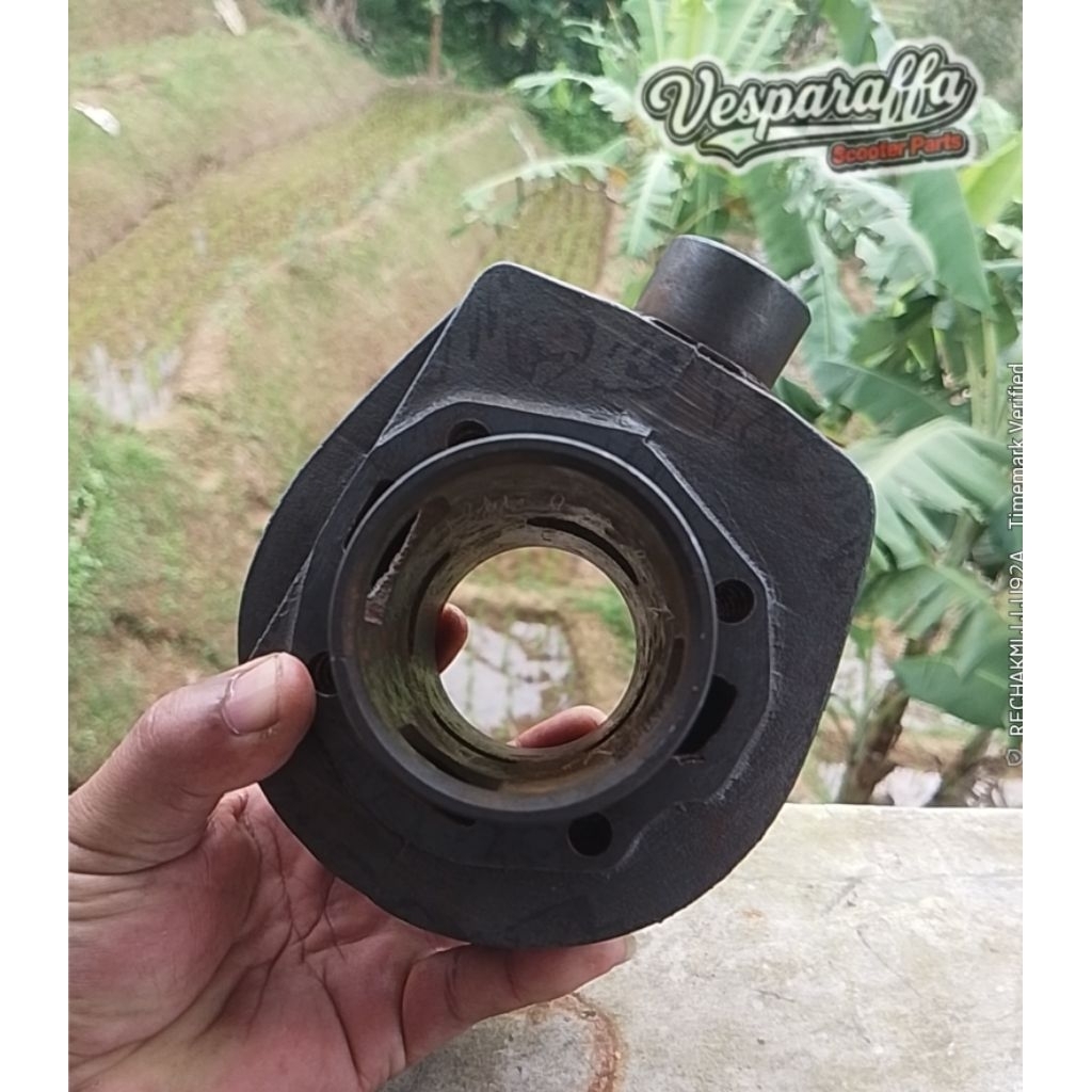 blok block boring western lobang 3 diameter silinder 57,0 mm untuk vespa sprint Vesparaffa