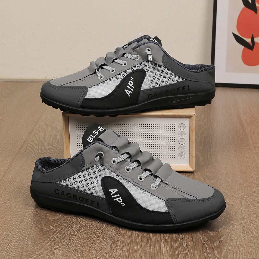 Sepatu Slip On Pria Sepatu Trendy Kasual Sandal Anti Slip Sandal Pria Sepatu Slip-On&Mules Anti Slip