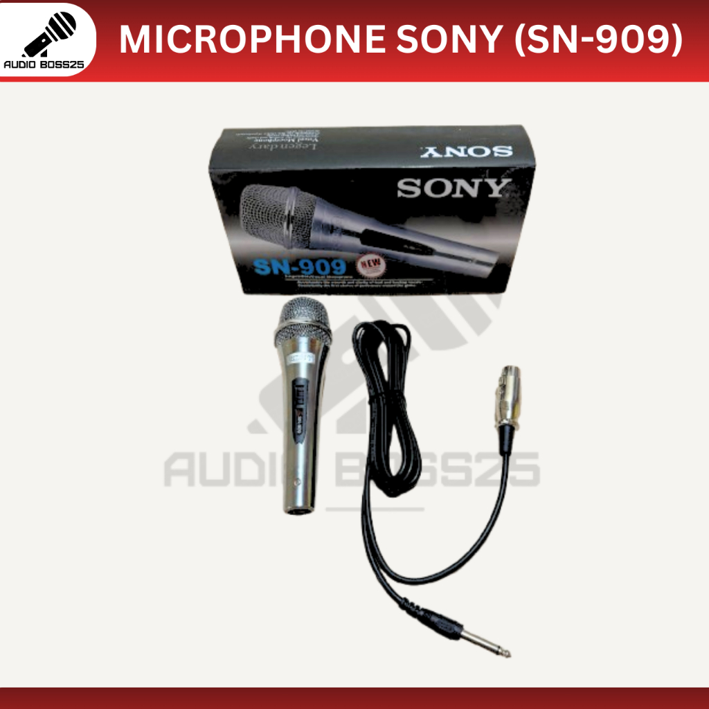Audio Boss Microphone Speaker Mic Kabel SN 909 SONY
