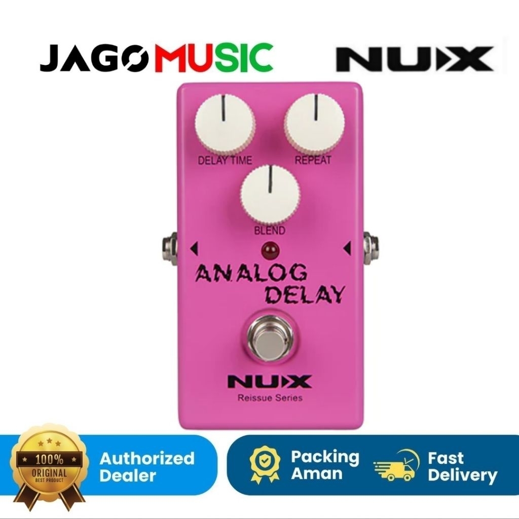 Efek Gitar Nux Analog Delay Pedal Effect Nux Analog Delay Reverb Delay Echo